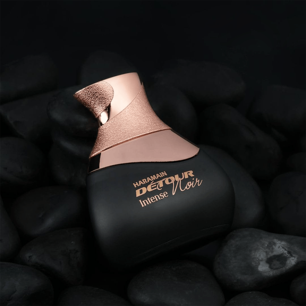 Al Haramain Detour Noir Intense is a bold unisex fragrance with captivating notes, perfect for any occasion