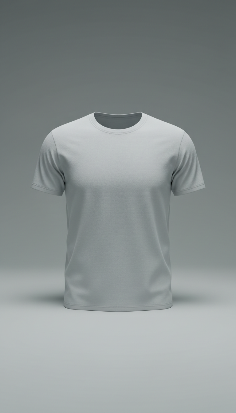 Cotton shirt in urban silver