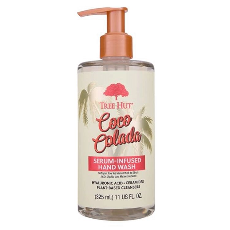 Tree Hut Coco Colada Body Care Set – Shea Sugar Scrub (18 oz) + Serum-Infused Hand Wash (11 fl oz) – Hydrating Tropical Skincare Duo