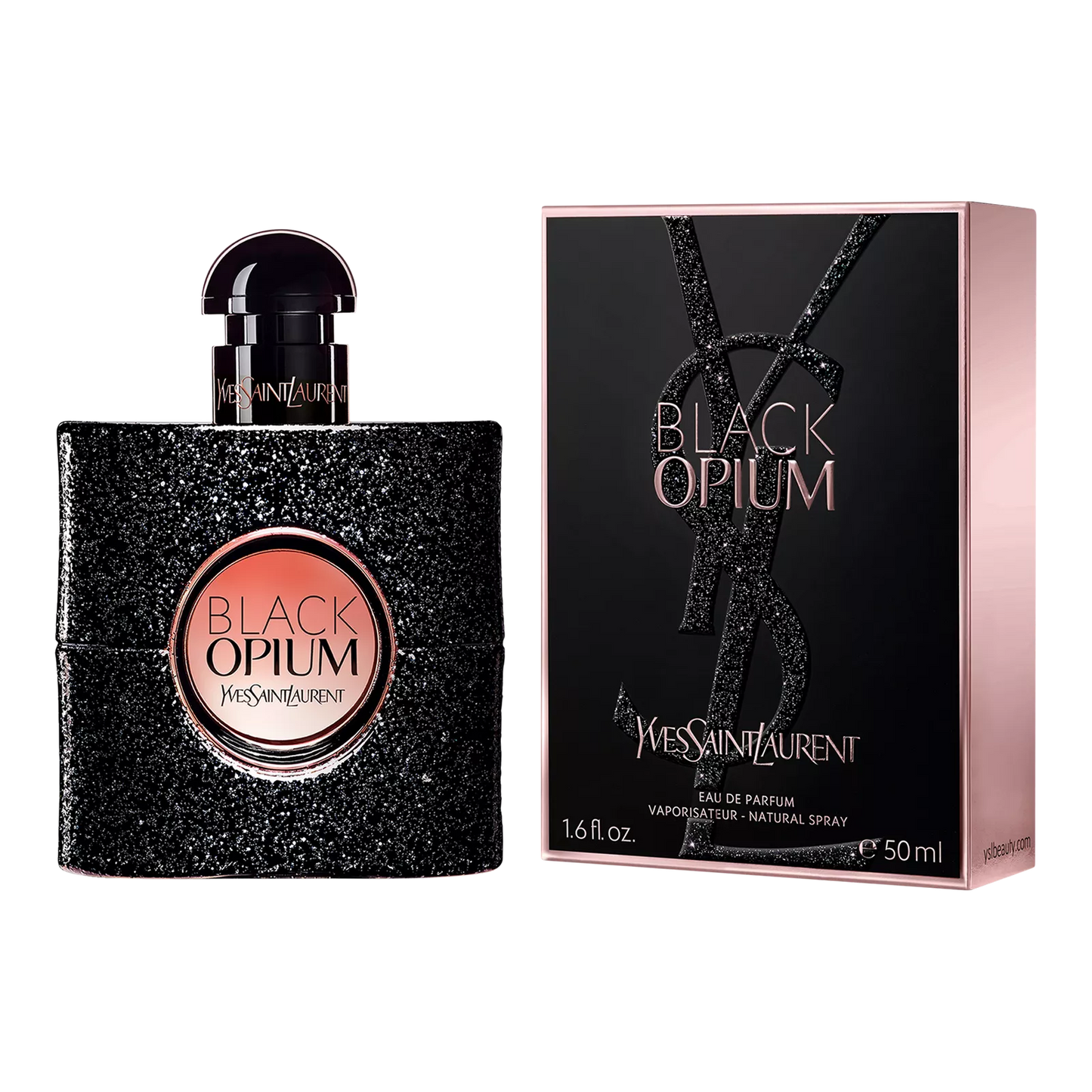 Yves Saint Laurent Black Opium Eau de Parfum – Sensual & Addictive Coffee Vanilla Perfume for Women (Long-Lasting Luxury Fragrance) 1.6 oz