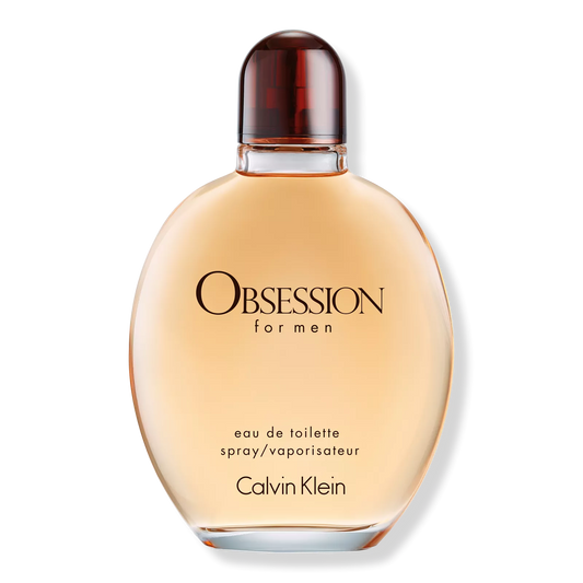 Calvin Klein Obsession for Men Eau de Toilette Spray – Classic Warm Spicy Fragrance for Men | Long-Lasting Scent 6.7oz