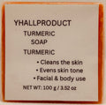 YHALLPRODUCT Turmeric Soap (3 Pack) – Natural Skin Brightening Soap for Face & Body, Clears Dark Spots & Evens Skin Tone (3 × 100g)