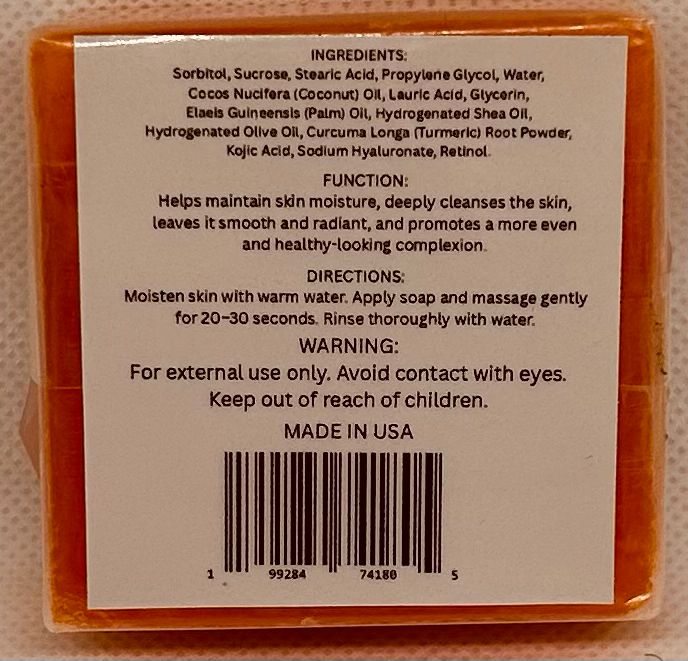 Pack of- 1 Yhallproduct Turmeric Soap – Natural Glow Bar