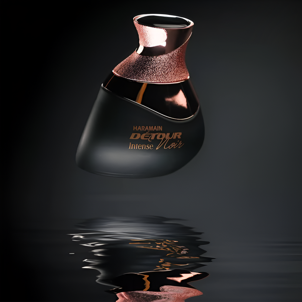 Al Haramain Detour Noir Intense is a bold unisex fragrance with captivating notes, perfect for any occasion
