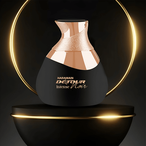 Al Haramain Detour Noir Intense is a bold unisex fragrance with captivating notes, perfect for any occasion