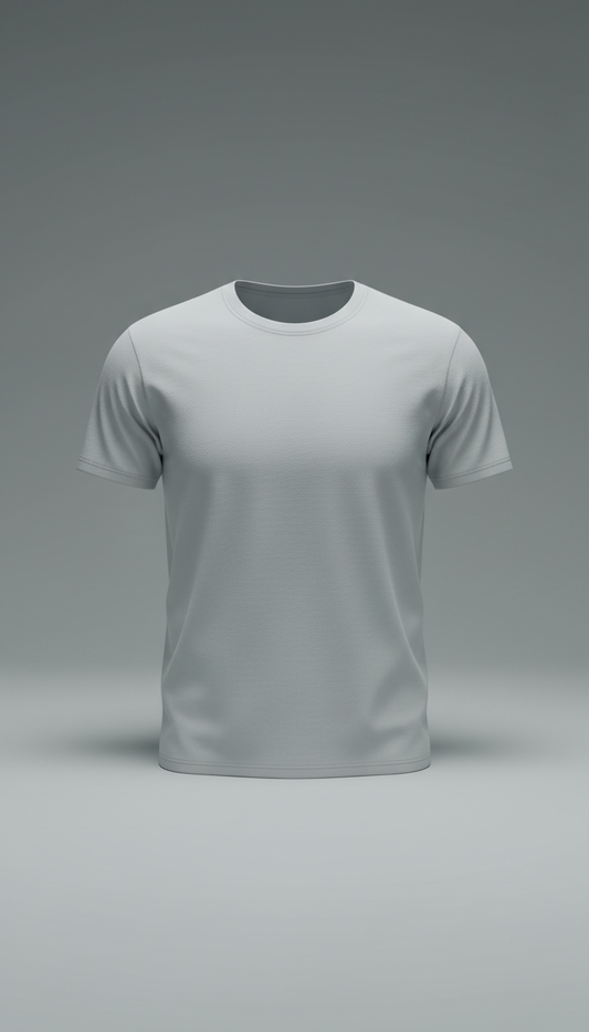 Cotton shirt in urban silver
