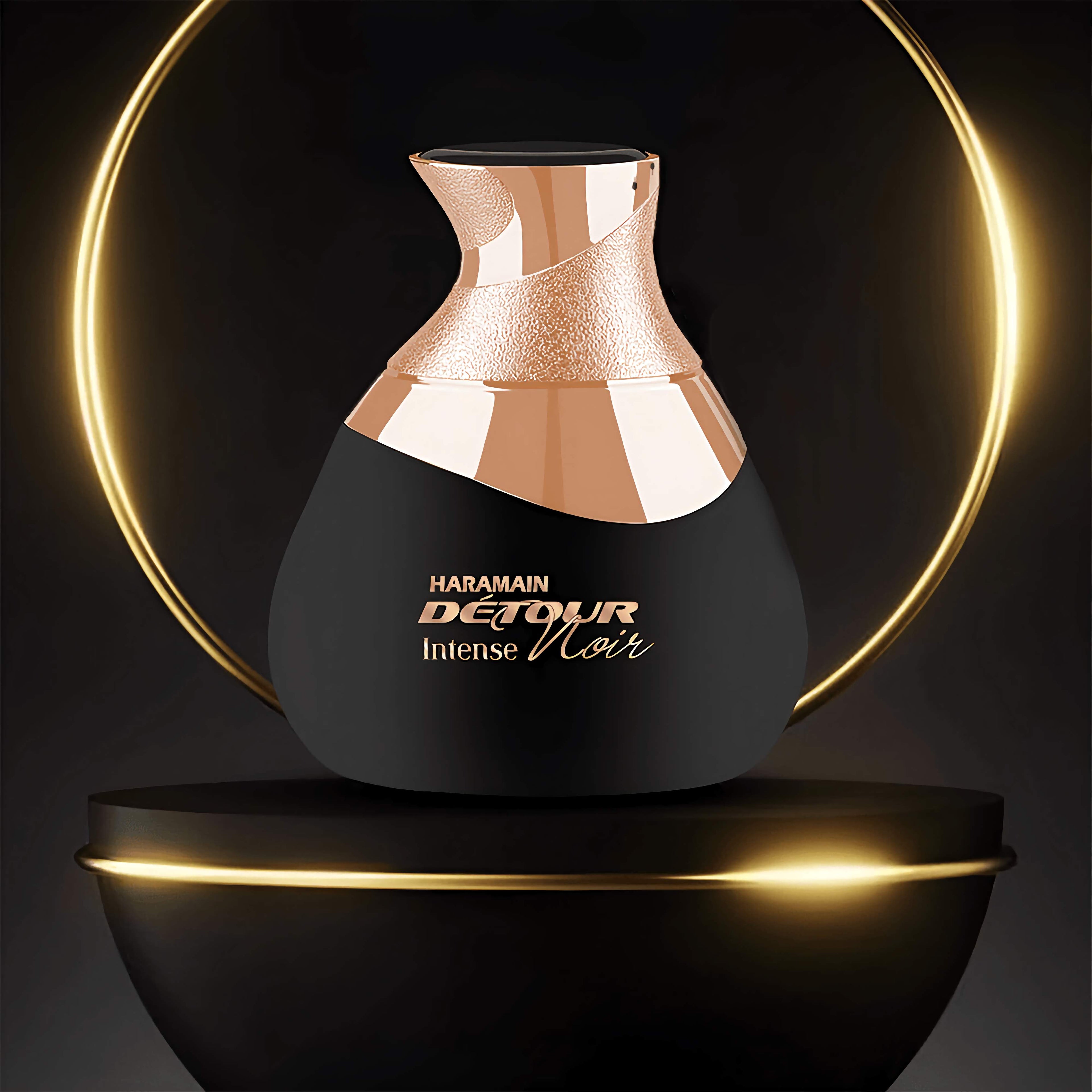 Al Haramain Detour Noir Intense is a bold unisex fragrance with captivating notes, perfect for any occasion