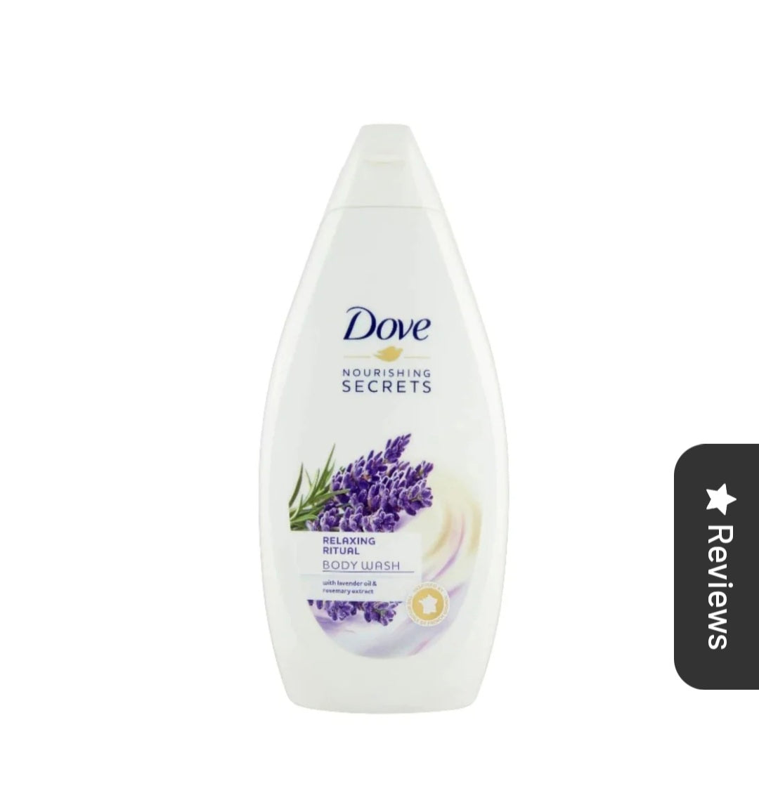 Gel douche Dove Rituel Relaxant Huile de lavande et Extrait de romarin 500ml