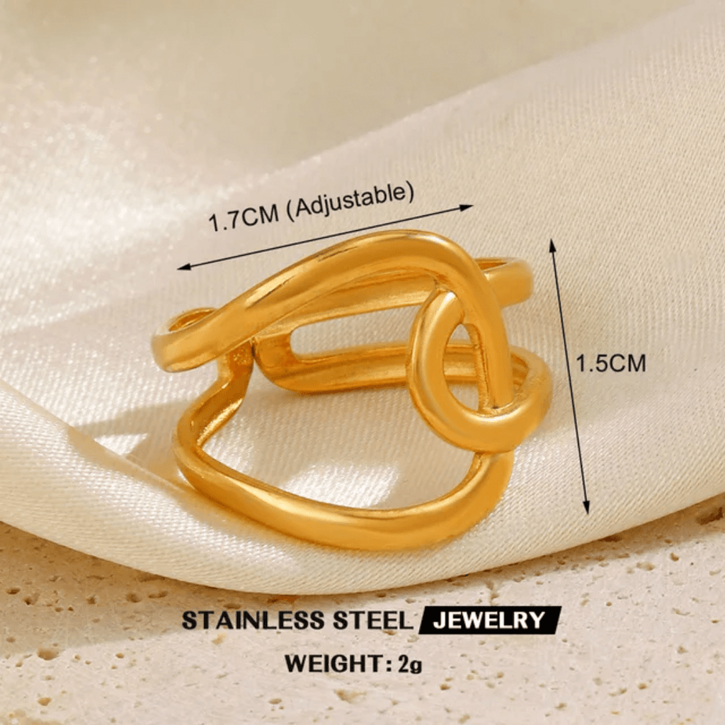 Stackable Gold Rings for Women – 12pcs Adjustable Fashion Jewelry Set