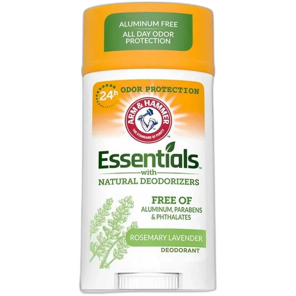Arm & Hammer Essentials Deodorant Fresh Rosemary Lavender 2.5Oz (Pack of 9)