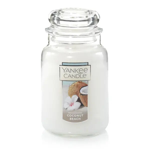 Vela Yankee de 22 oz con aroma a Coconut Beach
