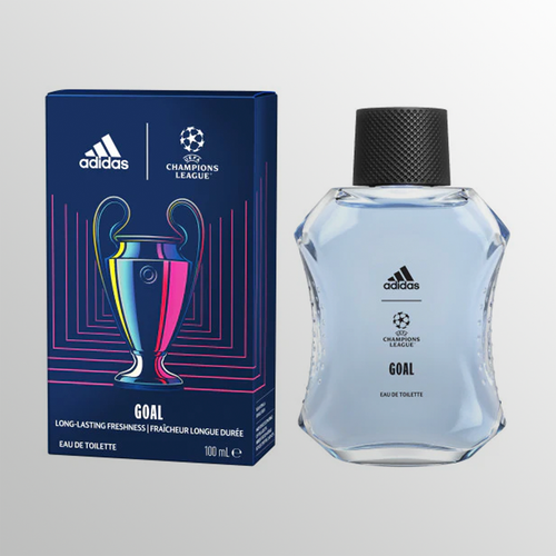 Adidas Goal Eau de Toilette Spray for Men – UEFA Champions League Edition – 100 mL