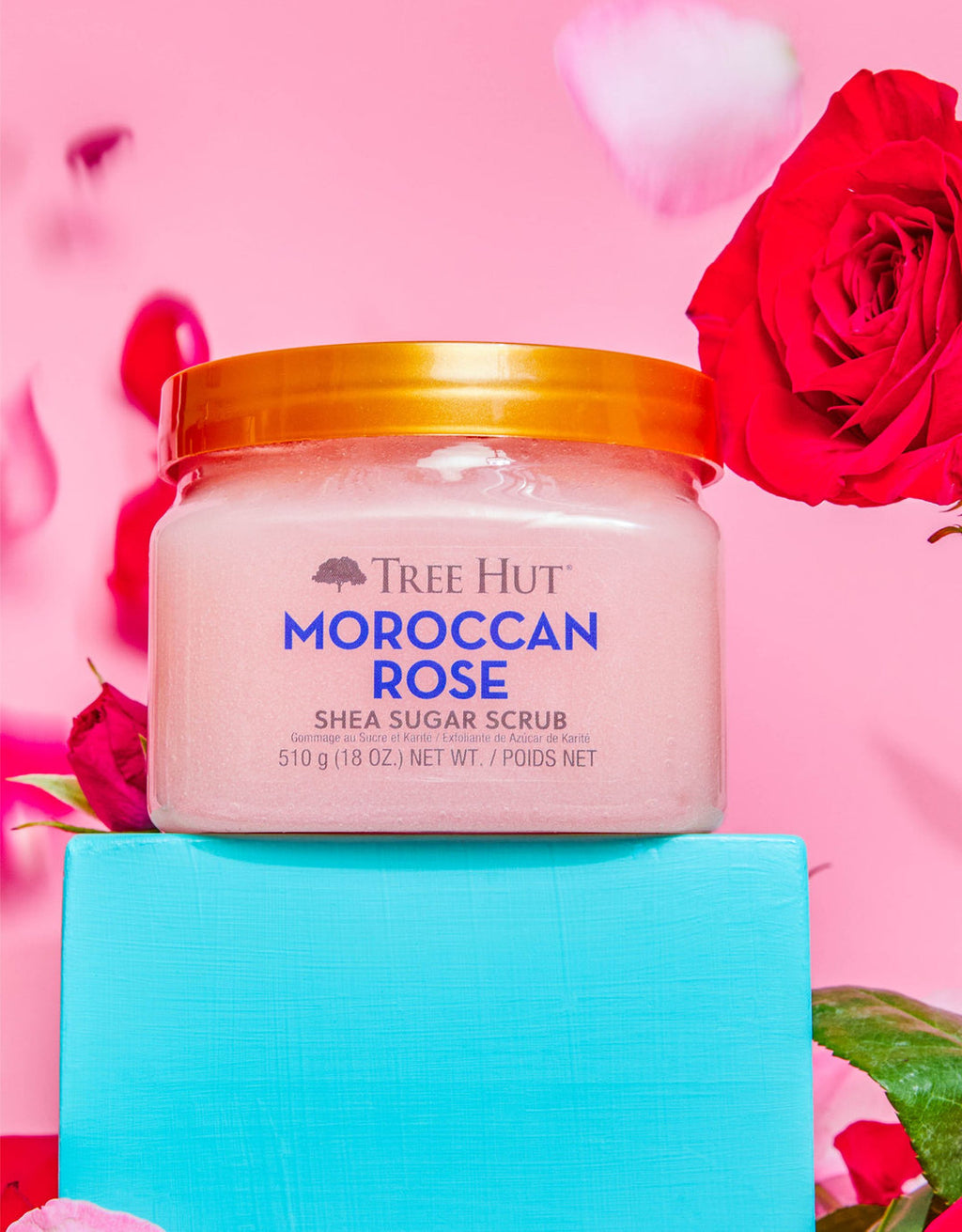 shea sugar scrub Moroccan rose - Exfoliate & Indulge 2 Pack