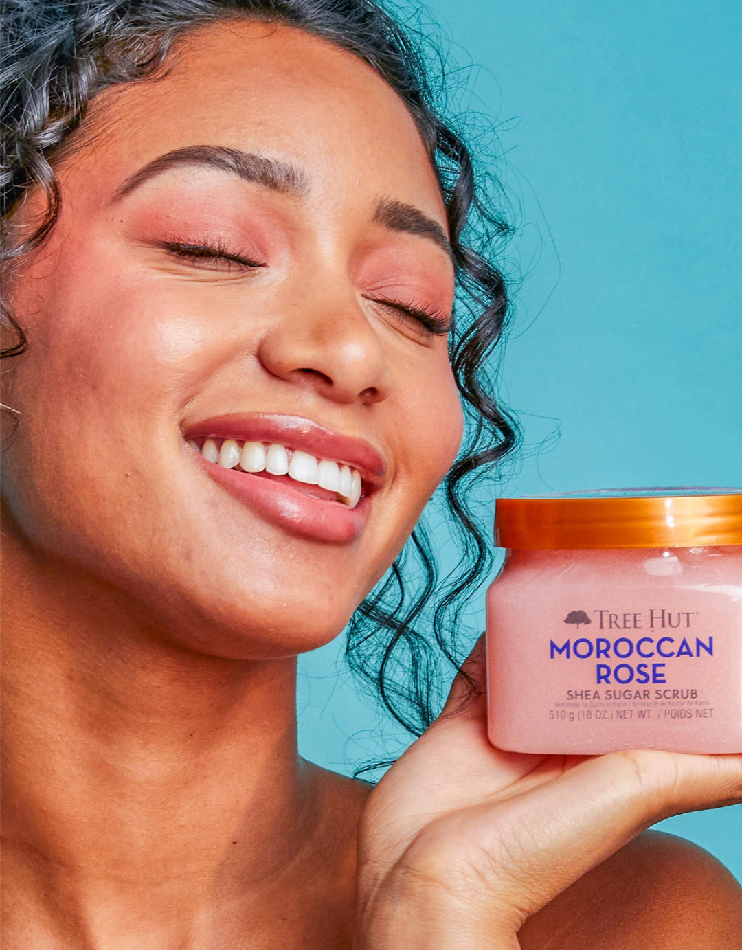 shea sugar scrub Moroccan rose - Exfoliate & Indulge 2 Pack