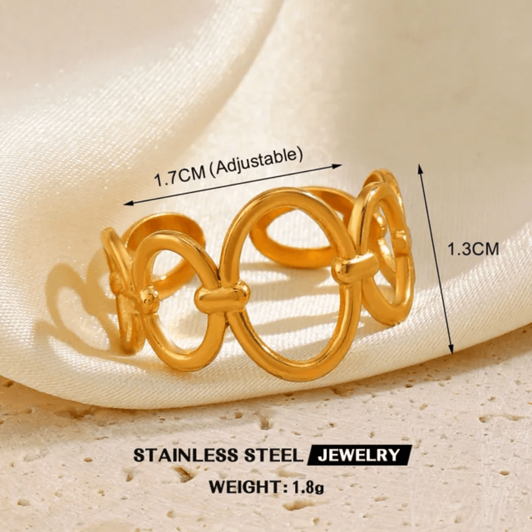 Stackable Gold Rings for Women – 12pcs Adjustable Fashion Jewelry Set