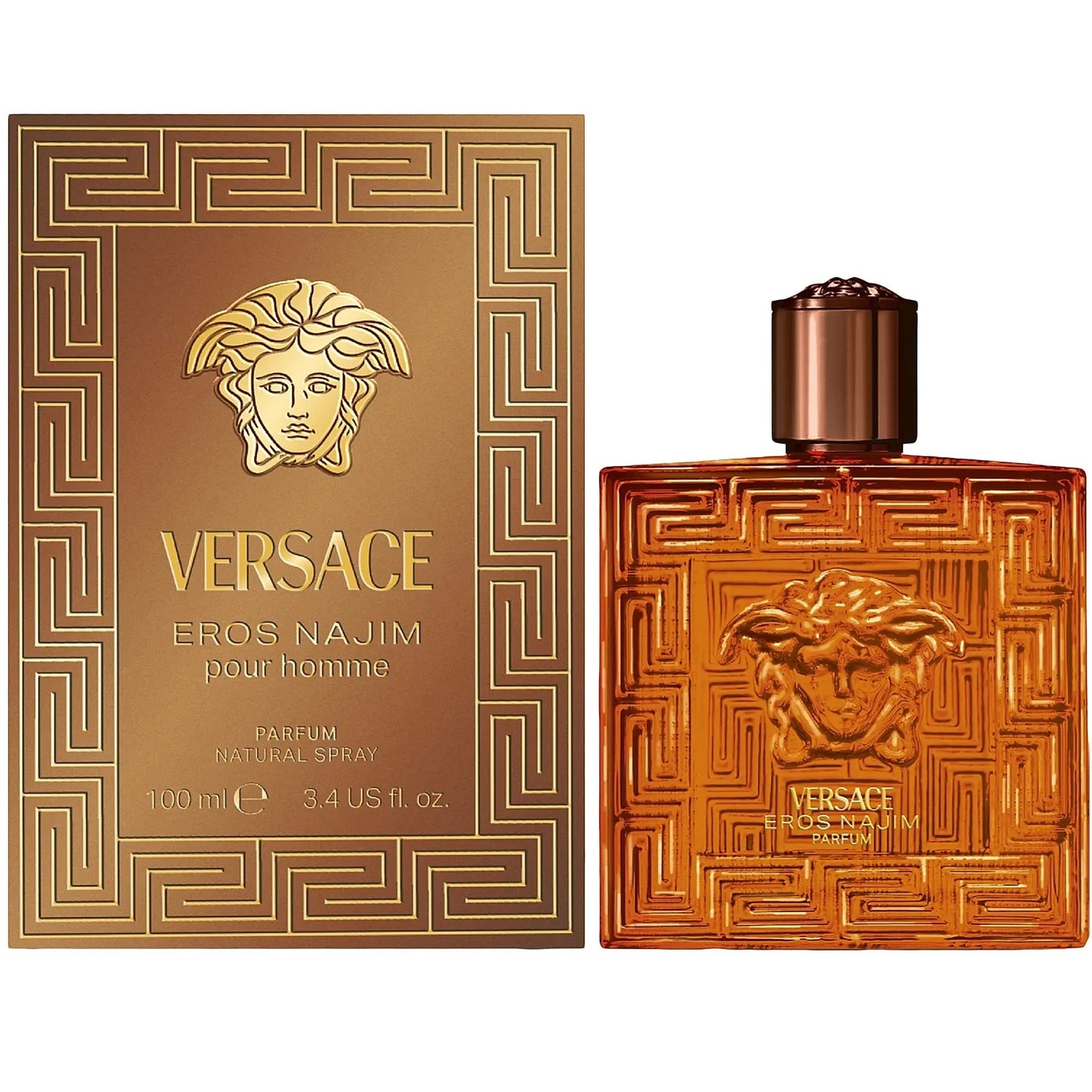 Versace Eros Najim Parfum for Men – 100ml (3.4 oz) Luxury Fragrance